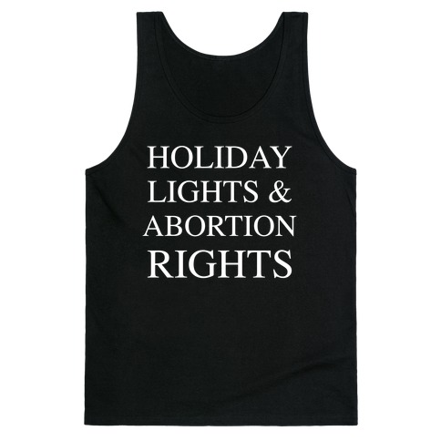 Holiday Lights & Abortion Rights Tank Top