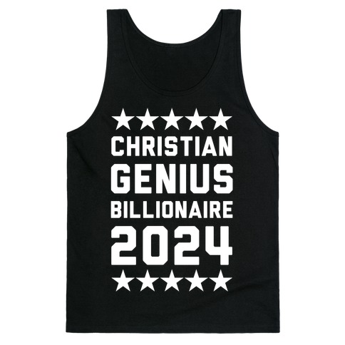 Christian Genius Billionaire 2024 Tank Top