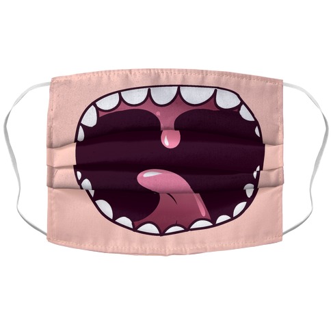 Goofy Mouth Accordion Face Mask