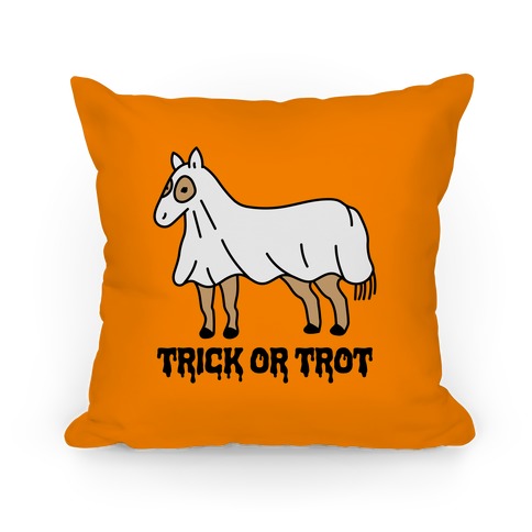 Trick Or Trot Pillow