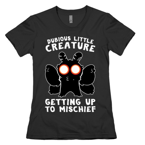 Dubious Little Creature Mothman Womens T-Shirt