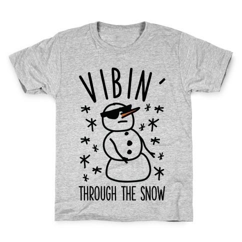 Vibin' Through The Snow Kids T-Shirt