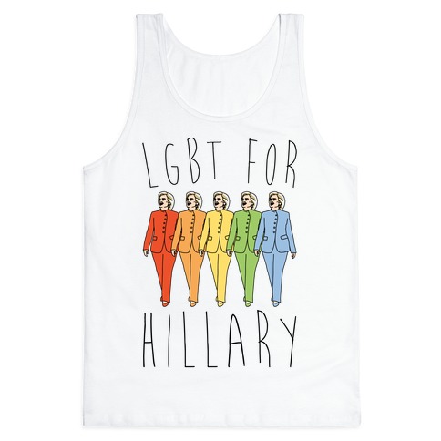 LGBT For Hillary Tank Top