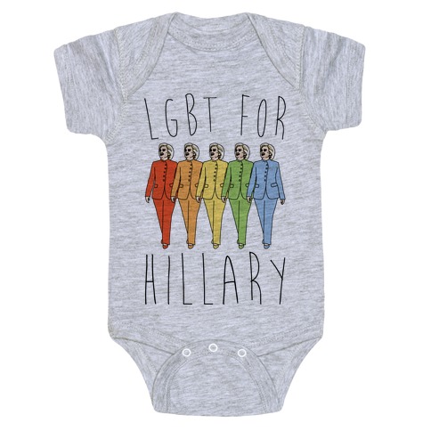 LGBT For Hillary Baby One-Piece
