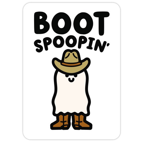 Boot Spoopin' Parody Die Cut Sticker