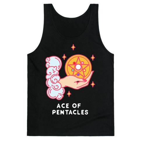 Ace of Pentacles Transformation Brooch Tank Top