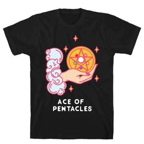 Ace of Pentacles Transformation Brooch T-Shirt