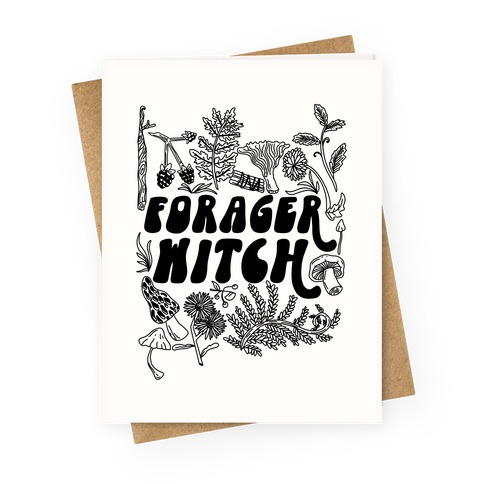 Forager Witch Greeting Card
