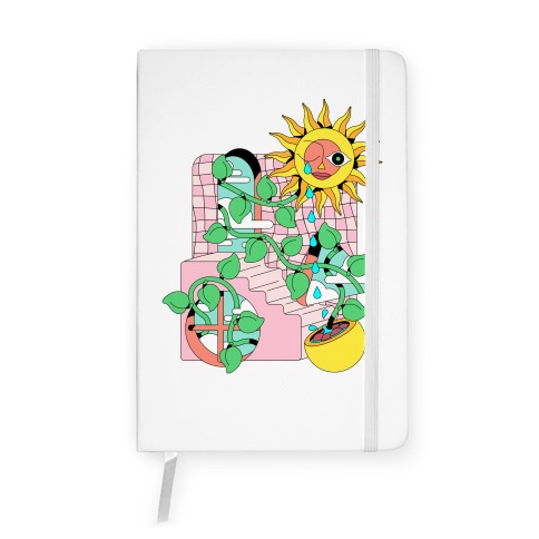 Trippy Sunflower Shower  Notebook