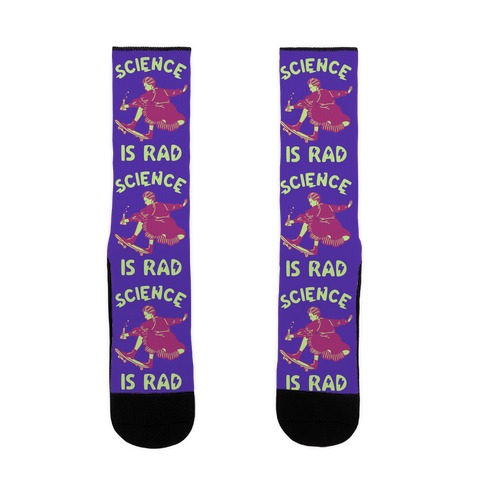 Science Is Rad (Marie Curie) Sock