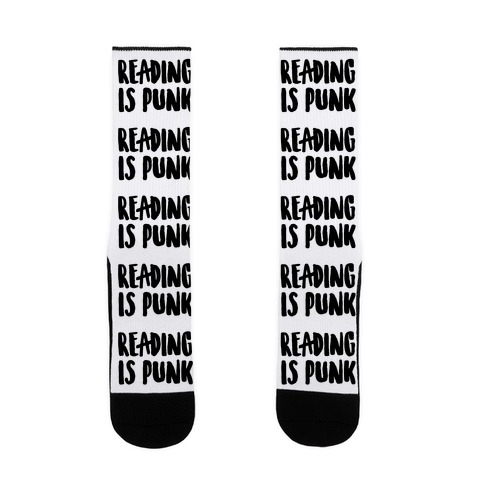 Reading Is Punk Sock