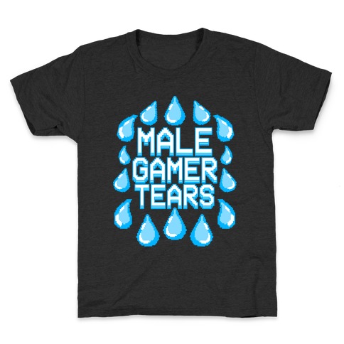 Male Gamer Tears Kids T-Shirt