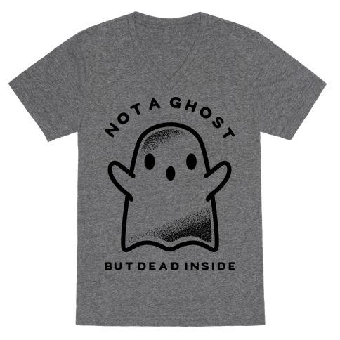 Not A Ghost V-Neck Tee Shirt