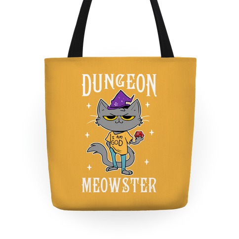 Dungeon Meowster Tote