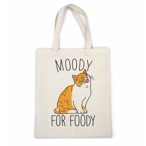 Moody For Foody Cat Casual Tote