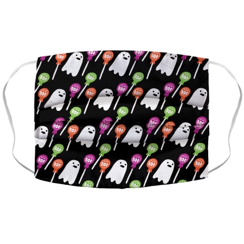 Boo Pops Pattern Accordion Face Mask