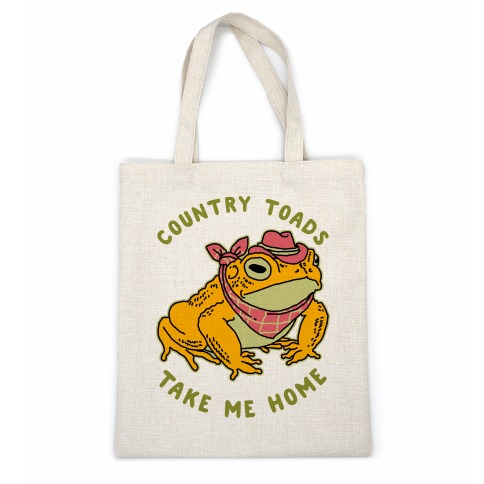 Country Toads Take Me Home Casual Tote