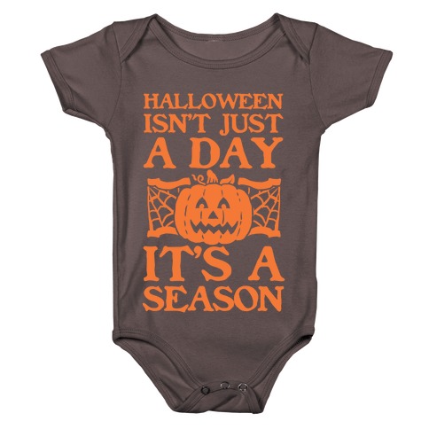 Halloween is a Season Baby One-Piece