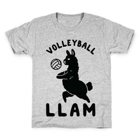 Volleyball Llam Kids T-Shirt