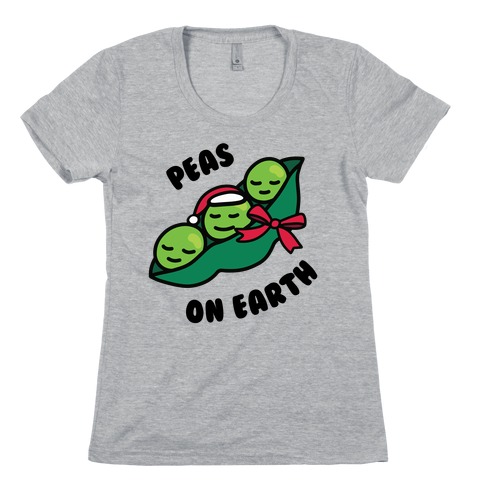 Peas on Earth Womens T-Shirt