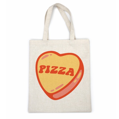 Pizza Candy Heart Casual Tote