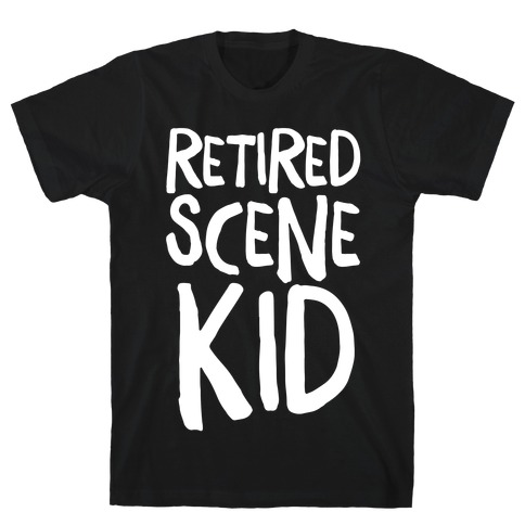 Threadless Former Scene Kid (BLACK) T-Shirt