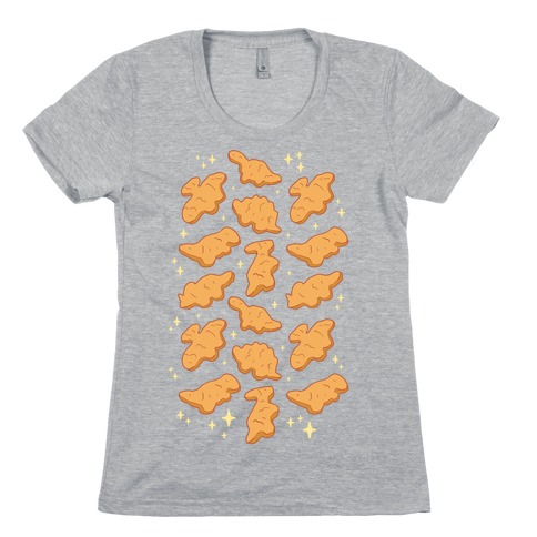Dino Nuggies Pattern Womens T-Shirt