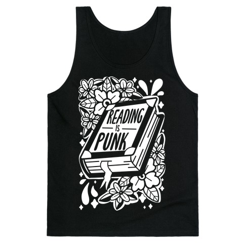 Reading Is Punk Book Tank Top
