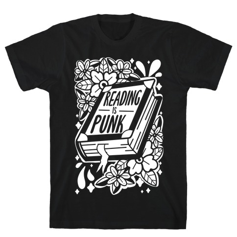 Reading Is Punk Book T-Shirt