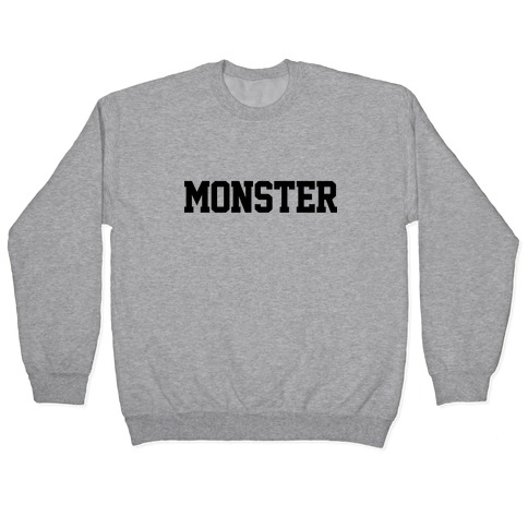 Monster Text Pullover