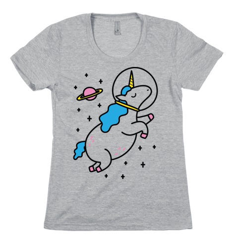 Space Unicorn Womens T-Shirt