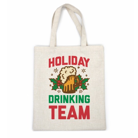 Holiday Drinking Team Casual Tote