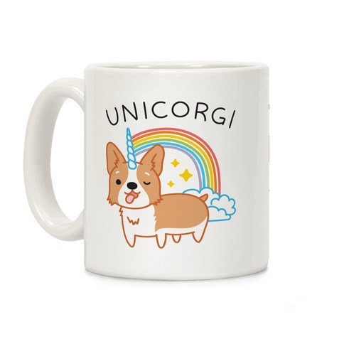 Unicorgi Corgi Unicorn Coffee Mug