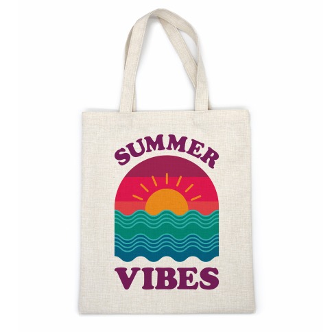 Summer Vibes Casual Tote