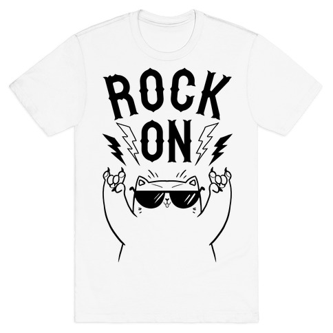 Rock On Cat T-Shirt