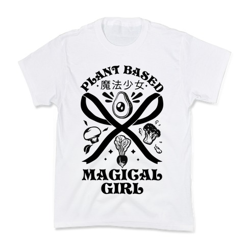 Plant Based Magical Girl Kids T-Shirt