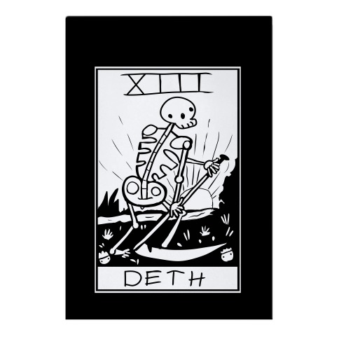 Badly Drawn Tarots: Death Garden Flag