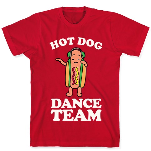 Dancing Hotdog Funny Hot Dog Gift' Men's T-Shirt