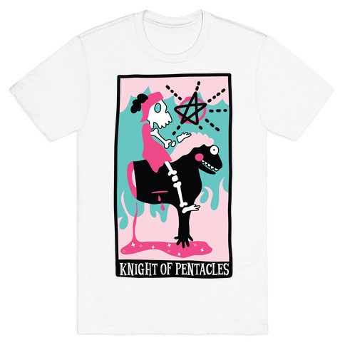 Creepy Cute Tarots: Knight of Pentacles T-Shirt