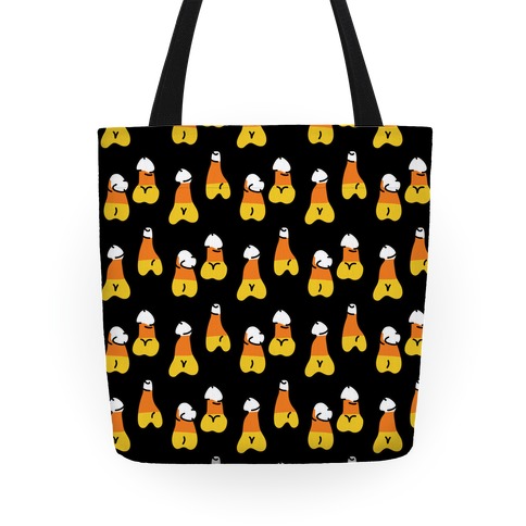 Candy Corn Penis Pattern Tote