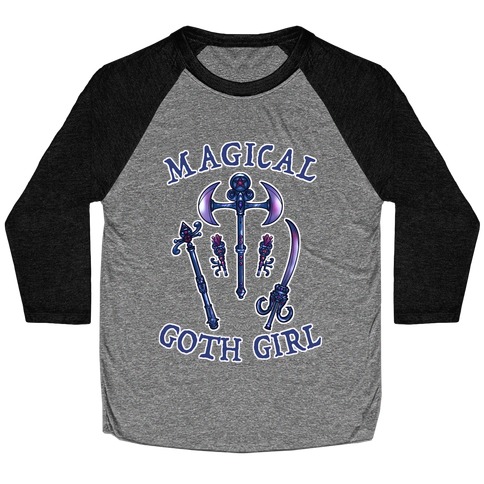 Magical Goth Girl Baseball Tee
