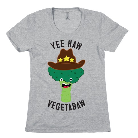 Broccoli Cowboy Womens T-Shirt