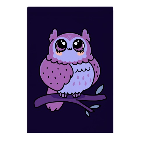 OwO Kawaii Owl Garden Flag