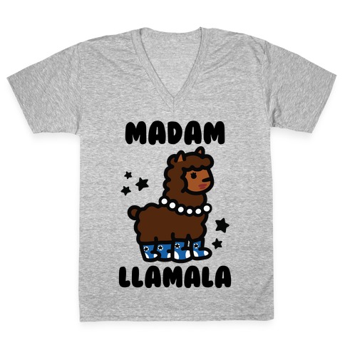 Madam Llamala V-Neck Tee Shirt