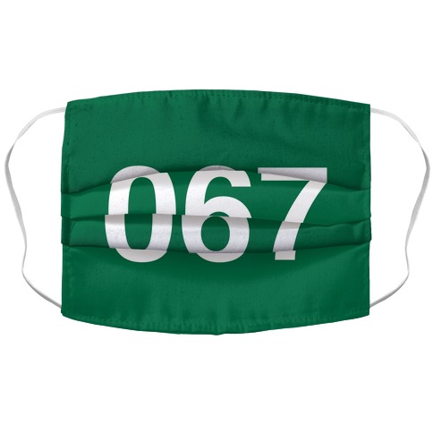 Player Numbers Accordion Face Mask