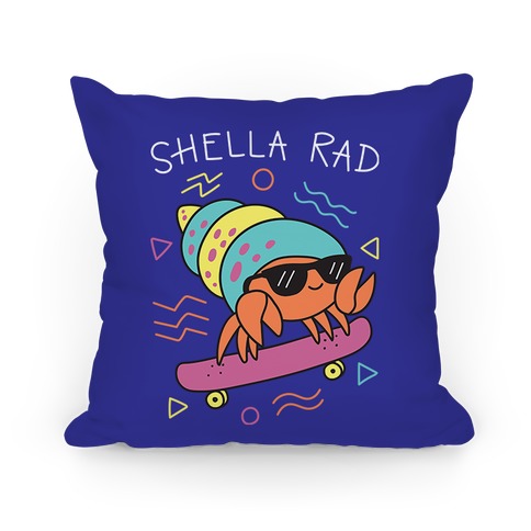 Shella Rad Crab Pillow