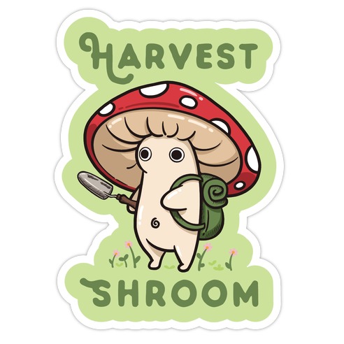 Harvest Shroom Die Cut Sticker