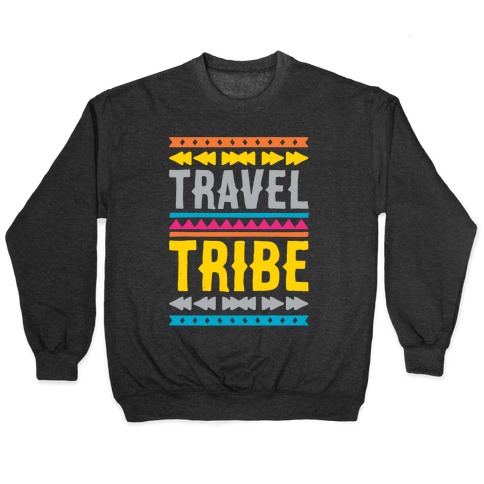 Travel Tribe White Print Pullover