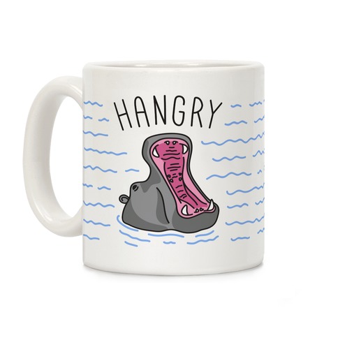 Hangry Hippo Coffee Mug