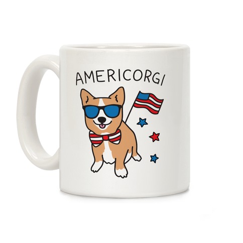 AmeriCorgi Patriotic Corgi Coffee Mug